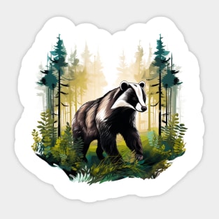 Badger Lover Sticker